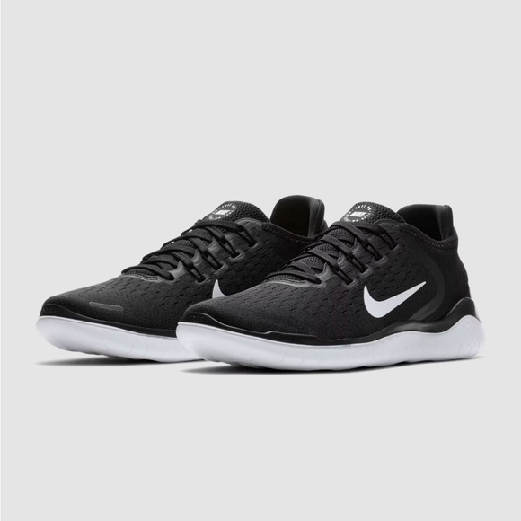 Nike Shoes - New Nike Free RN 2018 “Black/White” Women's Running Shoes 942837-001